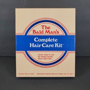 The Bald Man’s Complete Hair Care Kit Spencer Gifts 1979 Vintage Gag Item